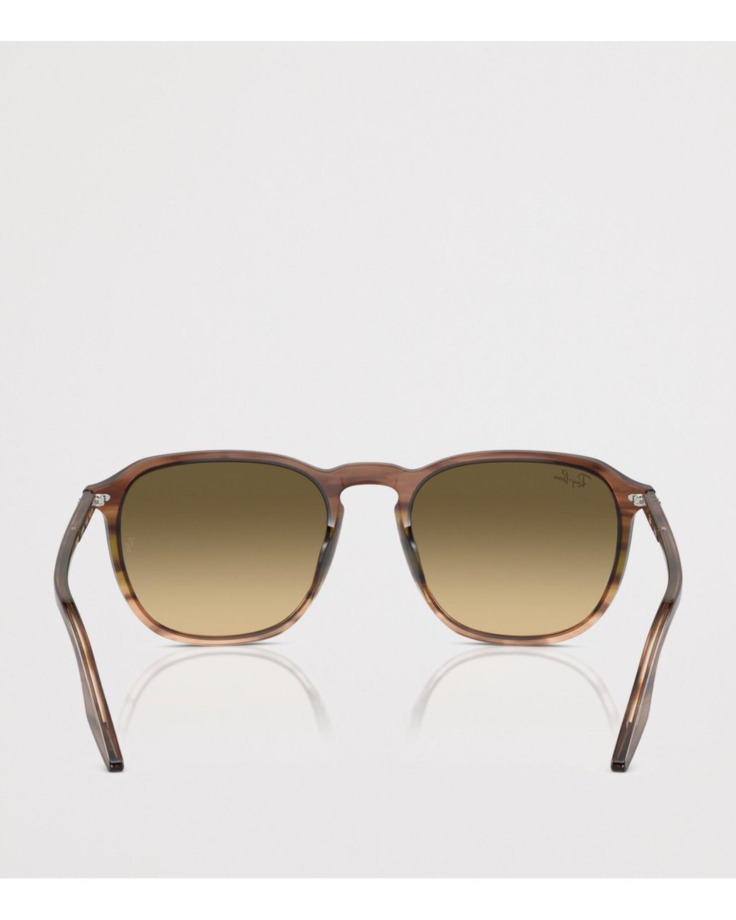 Ray-Ban Brown Acetate Square Sunglasses
