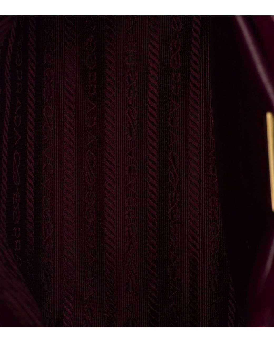 Prada Purple Mini Leather Bonnie Shoulder Bag
