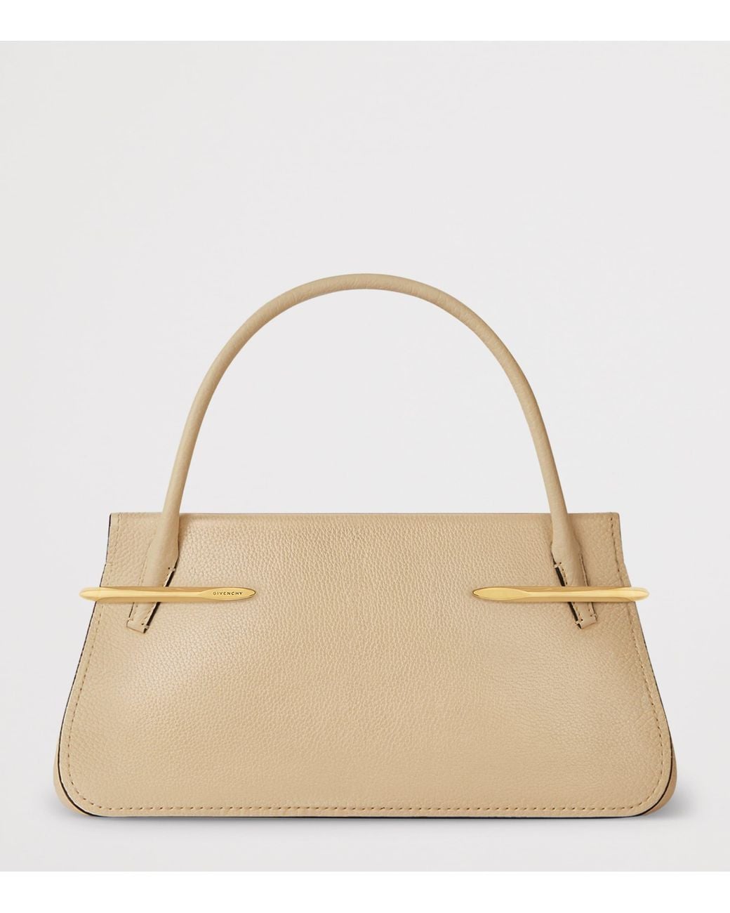 Givenchy Natural Medium Leather Pinch Top-Handle Bag