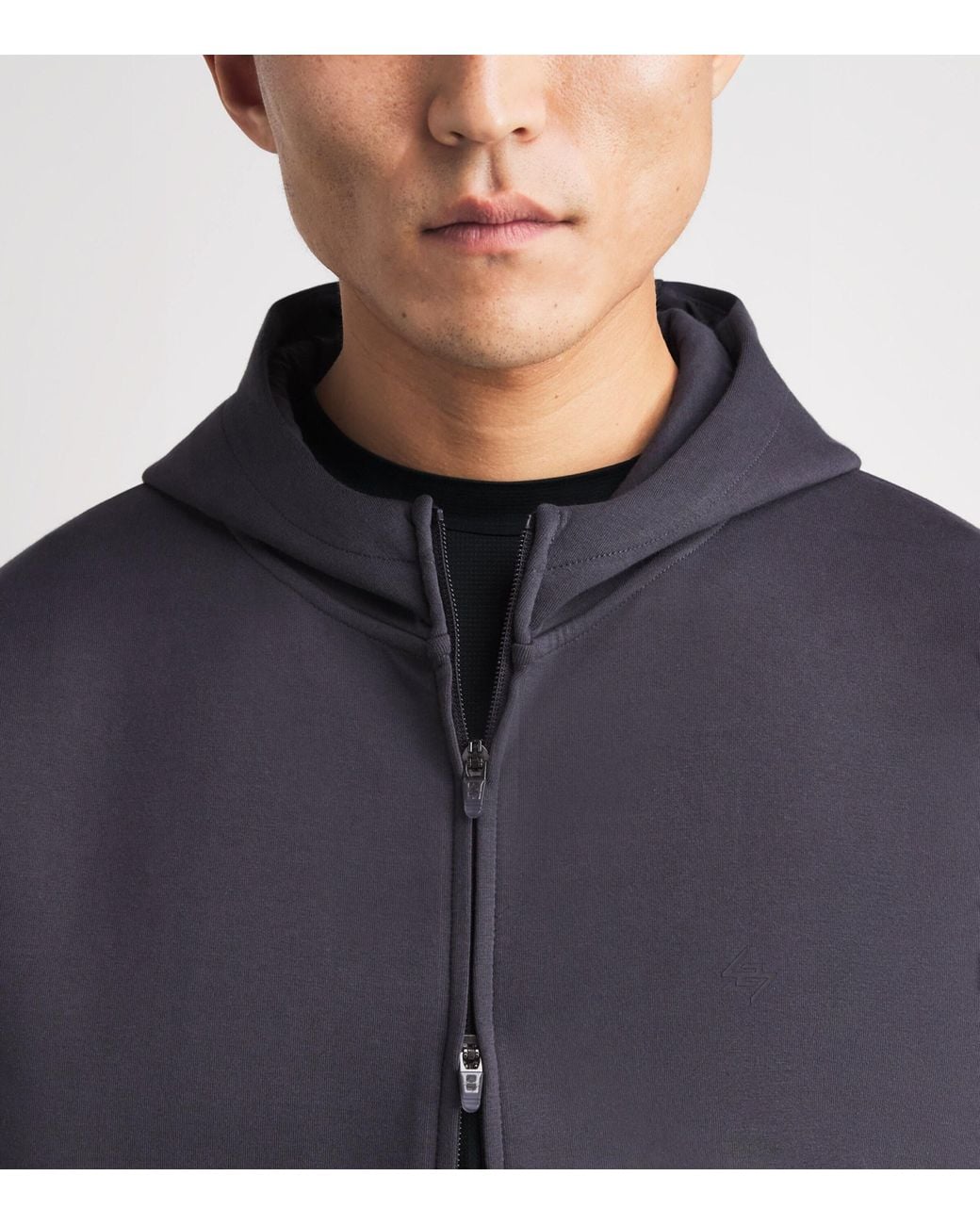 REPRESENT 247 Blue Zip-Up 247 Numbers Hoodie for men