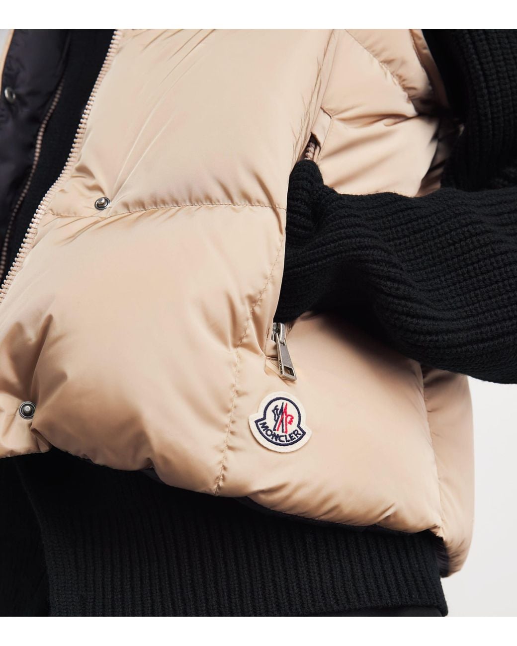 Moncler Natural Down Quilted Macareux Gilet