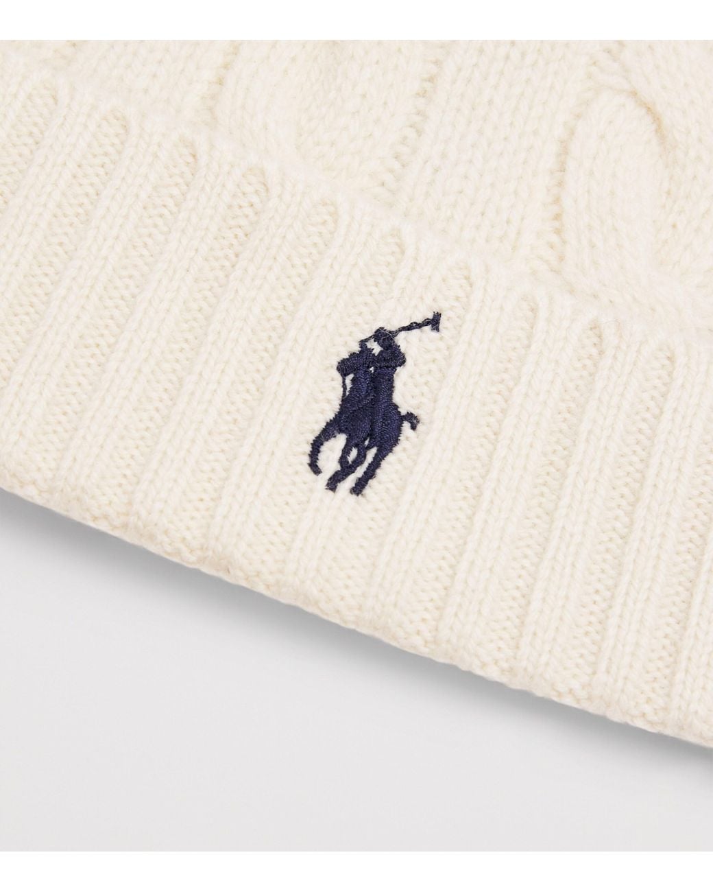 Polo Ralph Lauren Natural Wool-Cashmere Beanie for men