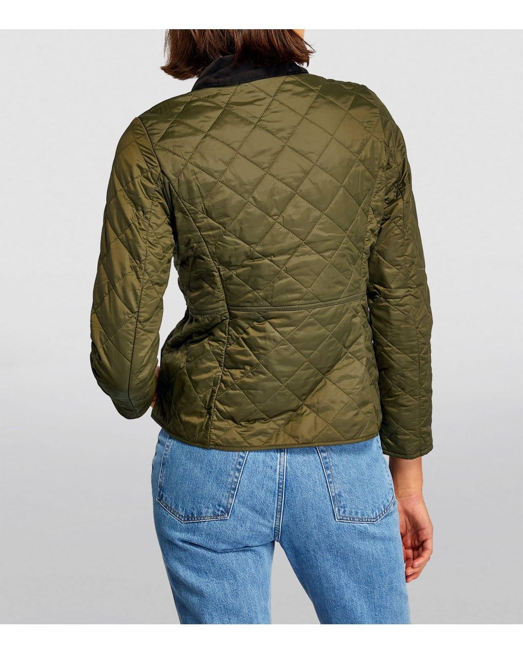 Barbour Green Quilted Deveron Jacket