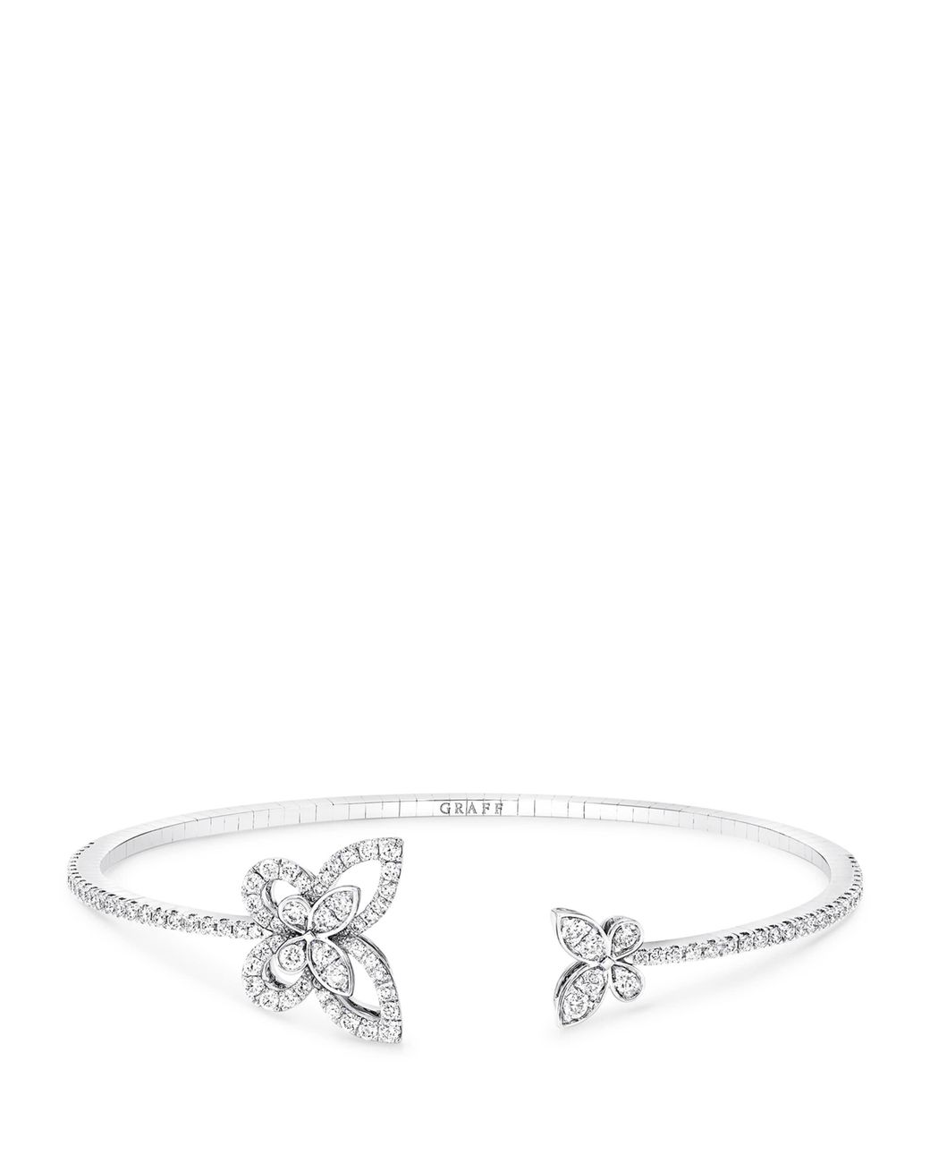 Graff White And Diamond Butterfly Bangle