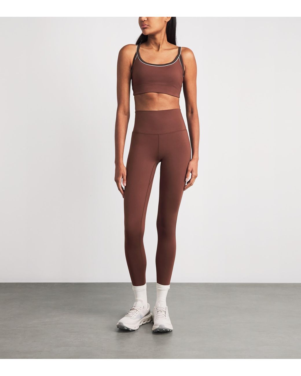 Varley Purple Freesoft High-Rise Sports Leggings