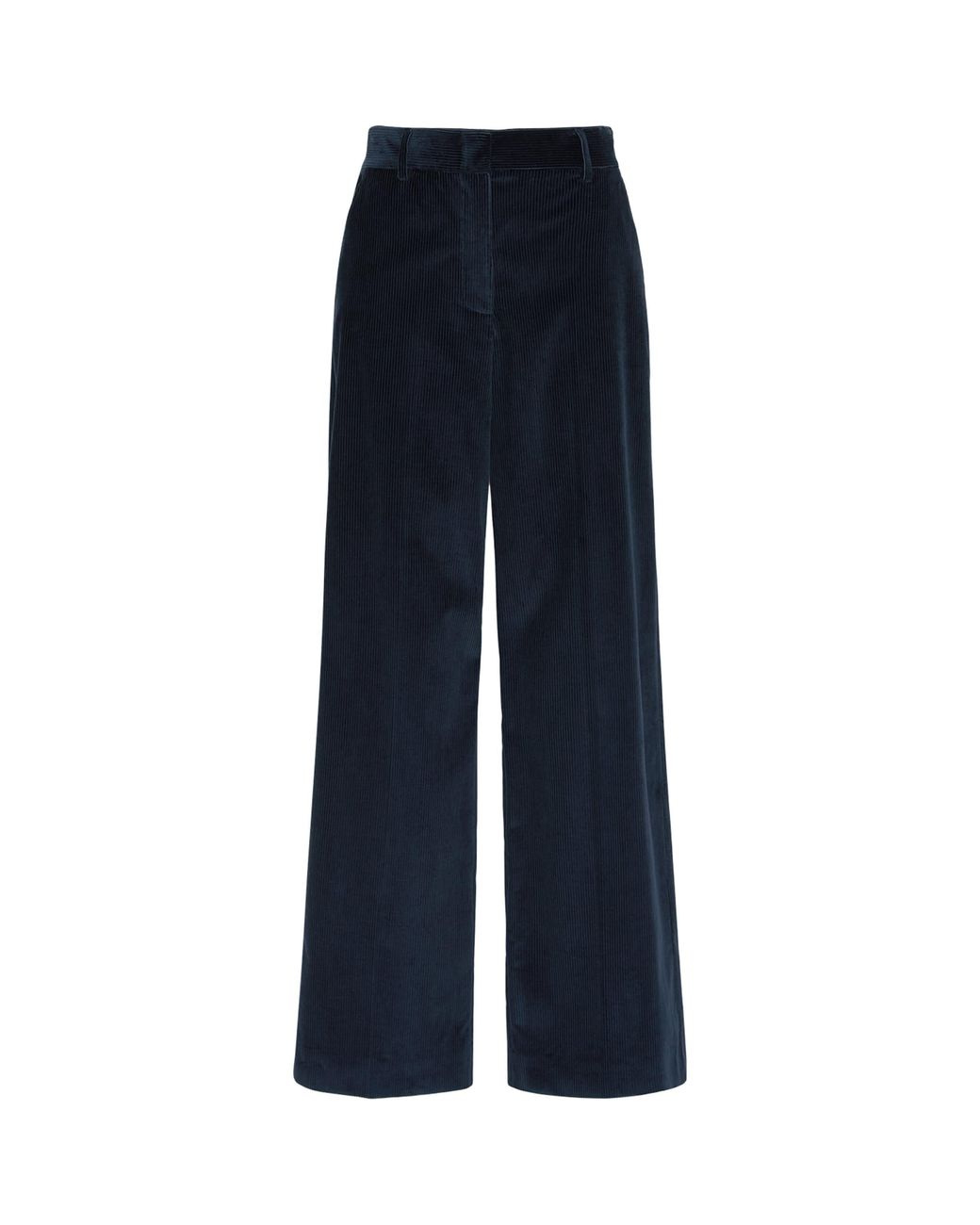 Weekend by Maxmara Blue Corduroy Wide-Leg Trousers