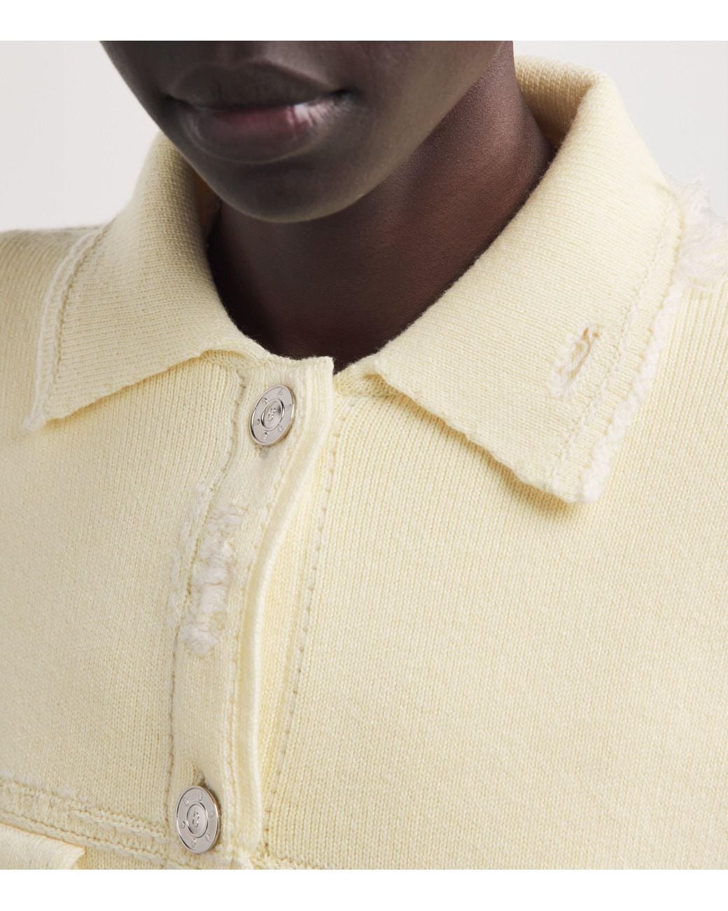 Barrie Natural Cashmere-Cotton Denim Jacket