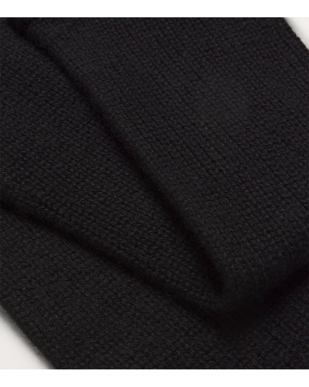 Max Mara Black Cashmere Gloves
