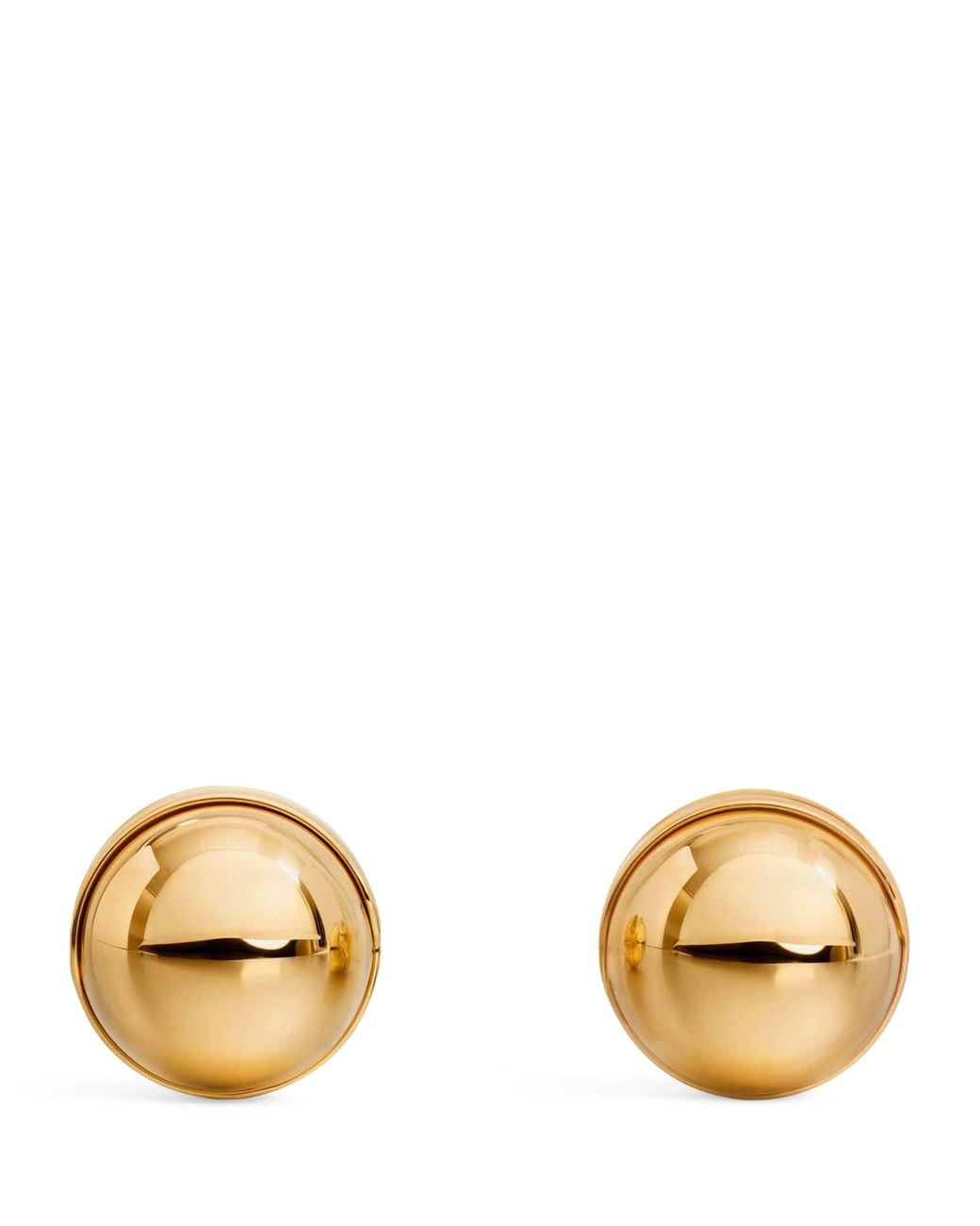 Alaïa Metallic Sphere Earrings