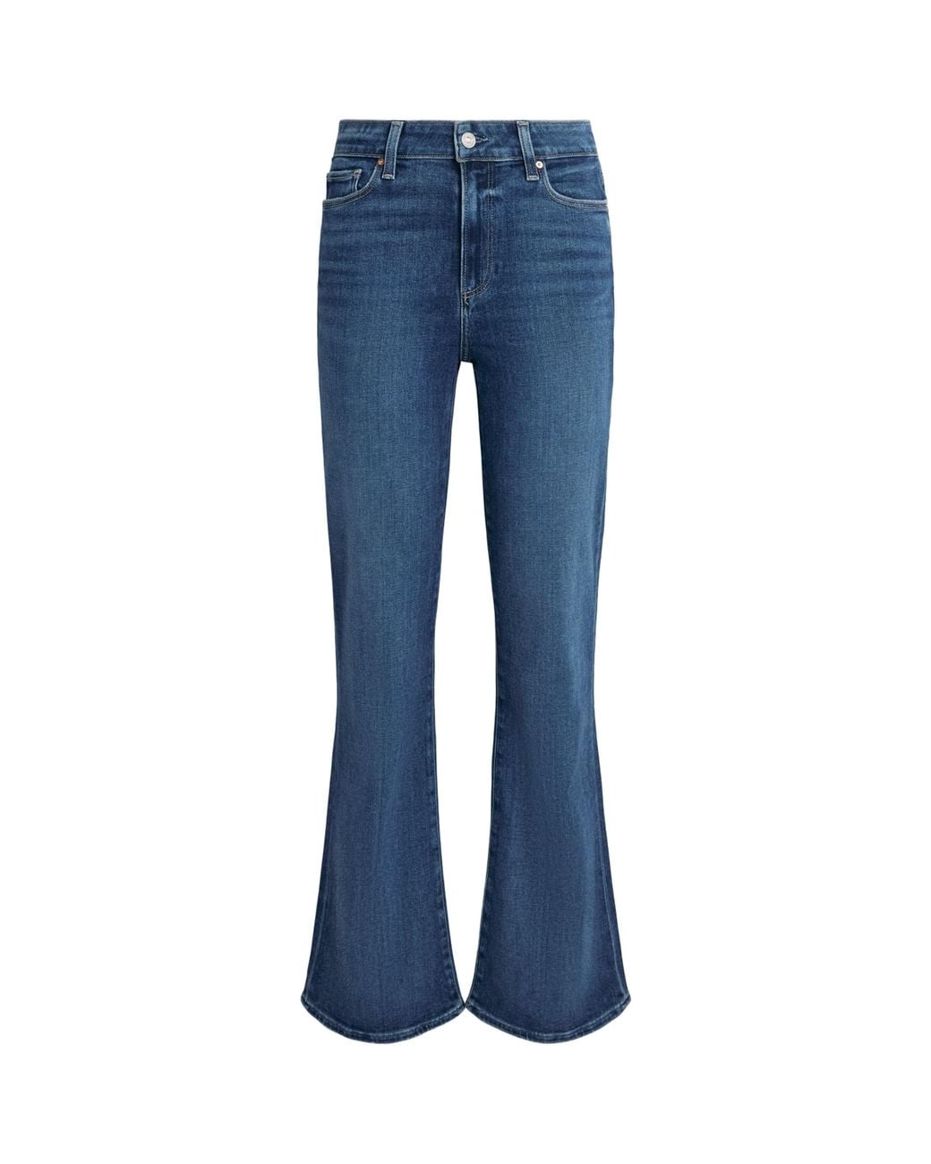 PAIGE Blue Stretch-Denim Laurel Canyon Bootcut Jeans