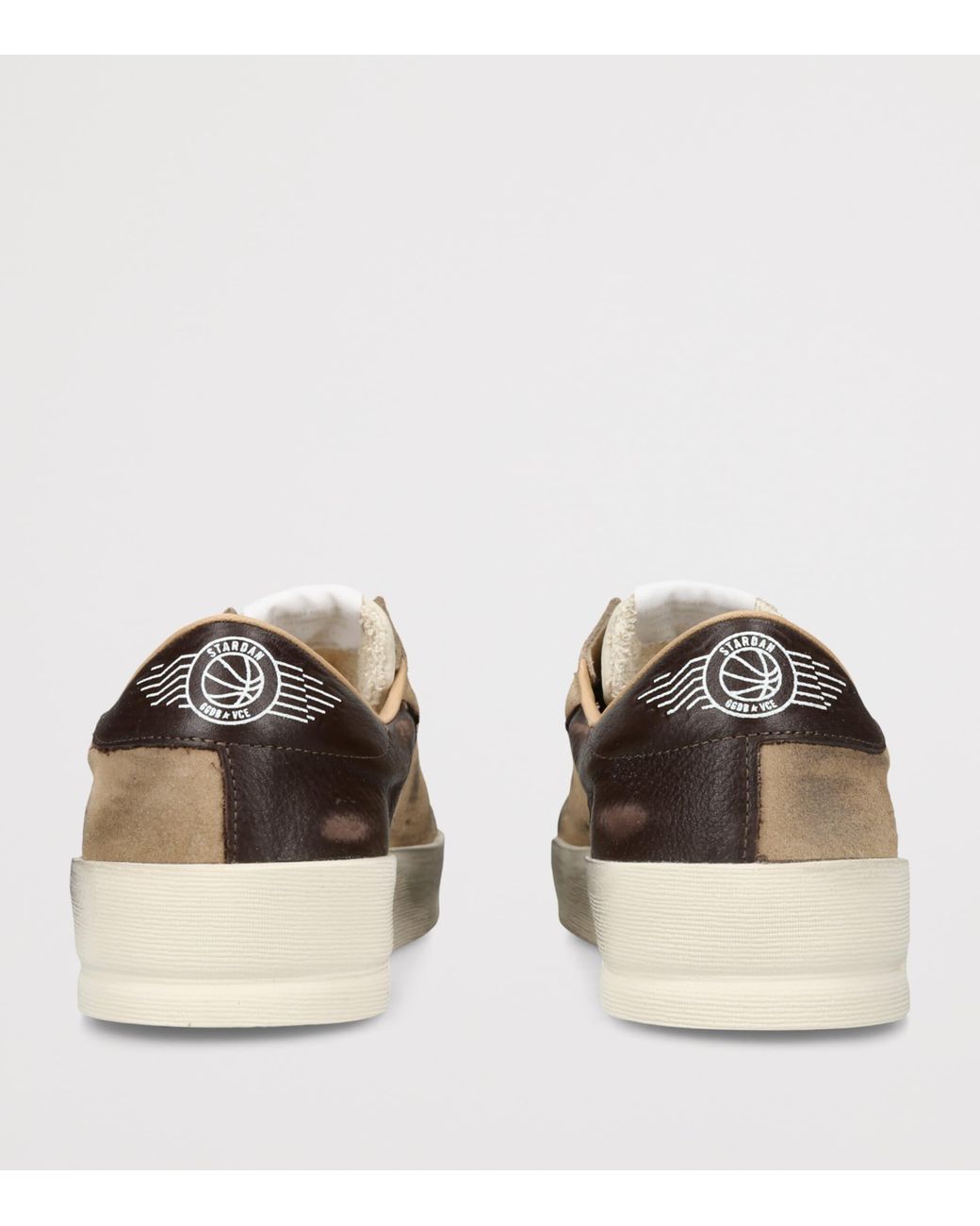 Golden Goose Deluxe Brand Brown Suede Stardan Sneakers for men
