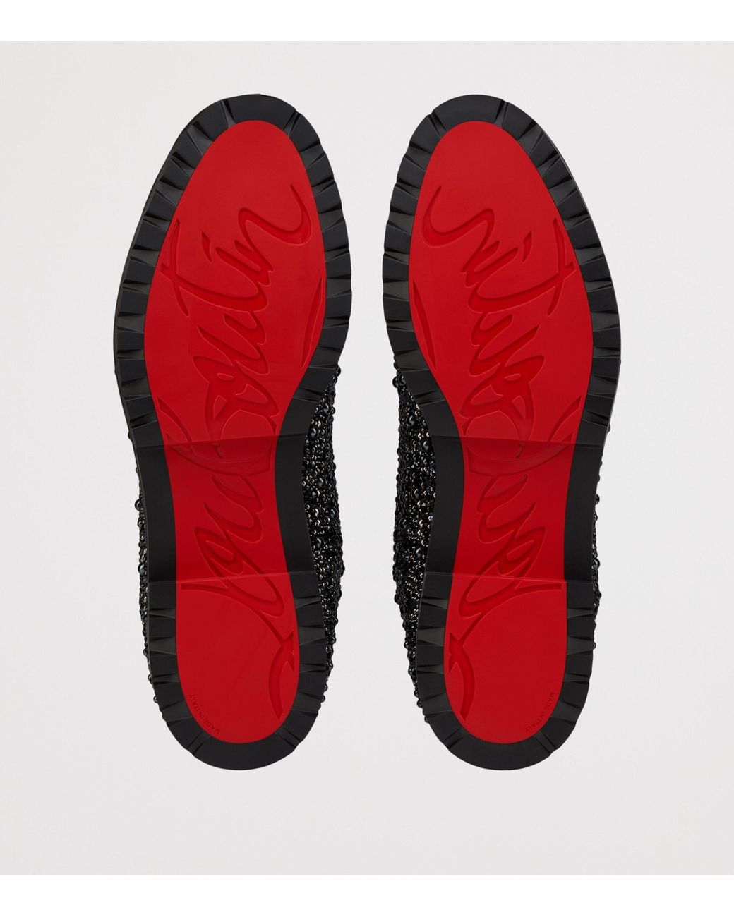 Christian Louboutin Black Trapman Tct 2 Suede Lace-Up Boots
