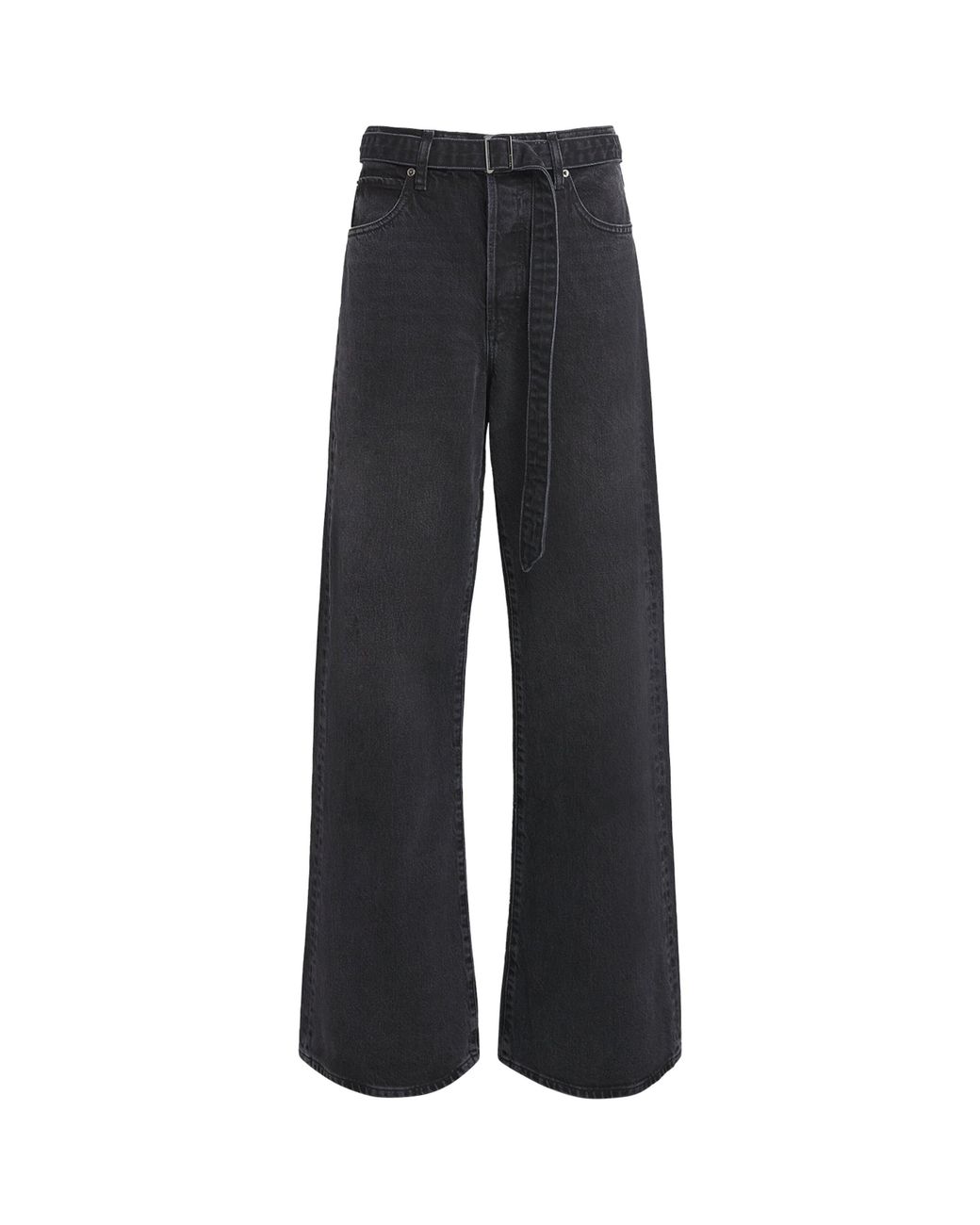 FRAME Blue Belted The Loose Jeans