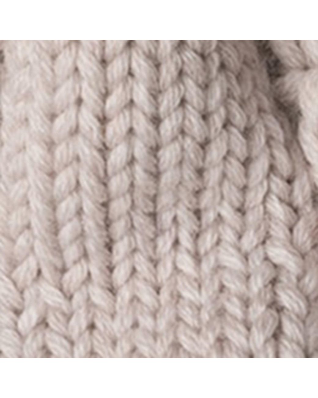 Prada Natural Virgin Wool Triangle Beanie