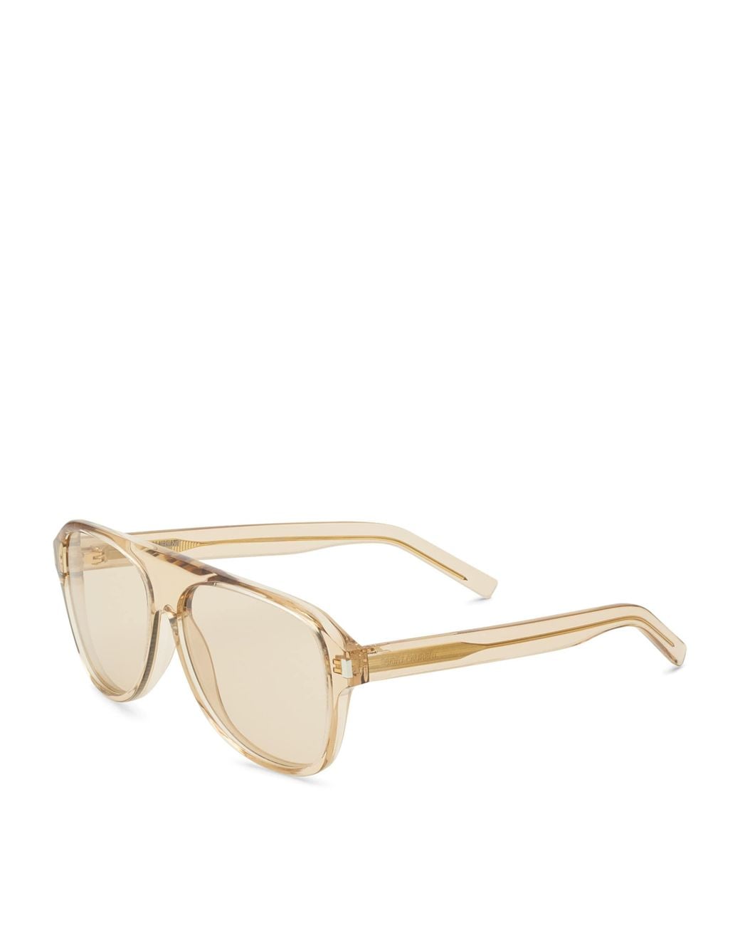 Saint Laurent Natural Aviator Sunglasses