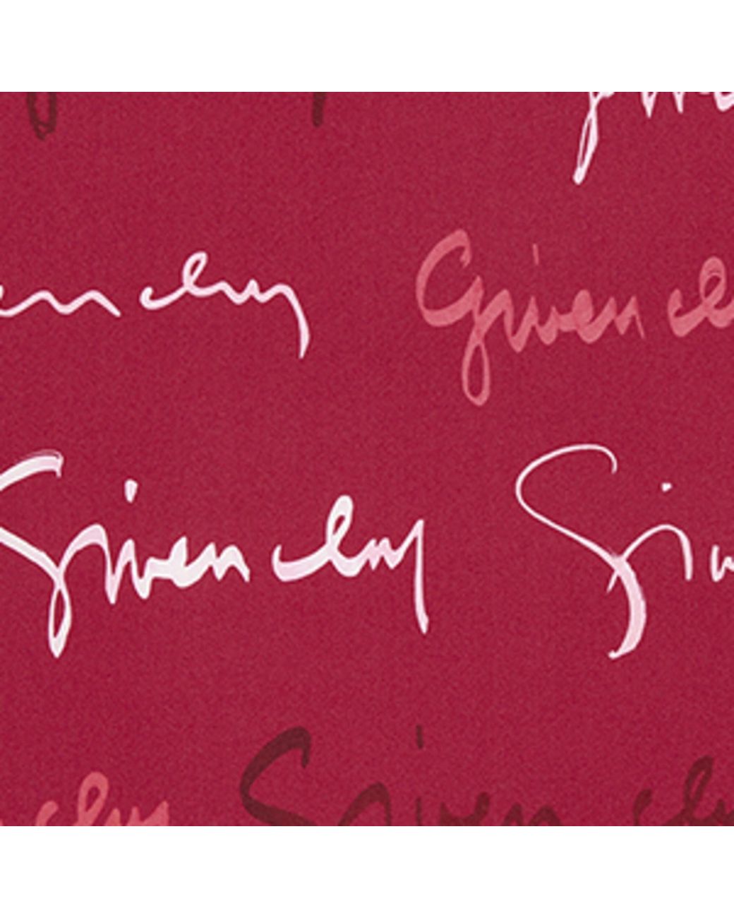 Givenchy Red Small Silk Signature Scarf