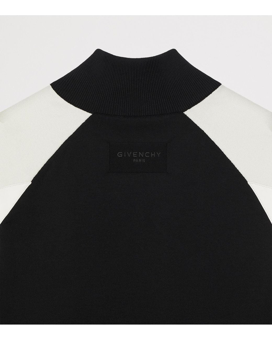 Givenchy Black Cotton And Leather Blouson Jacket for men