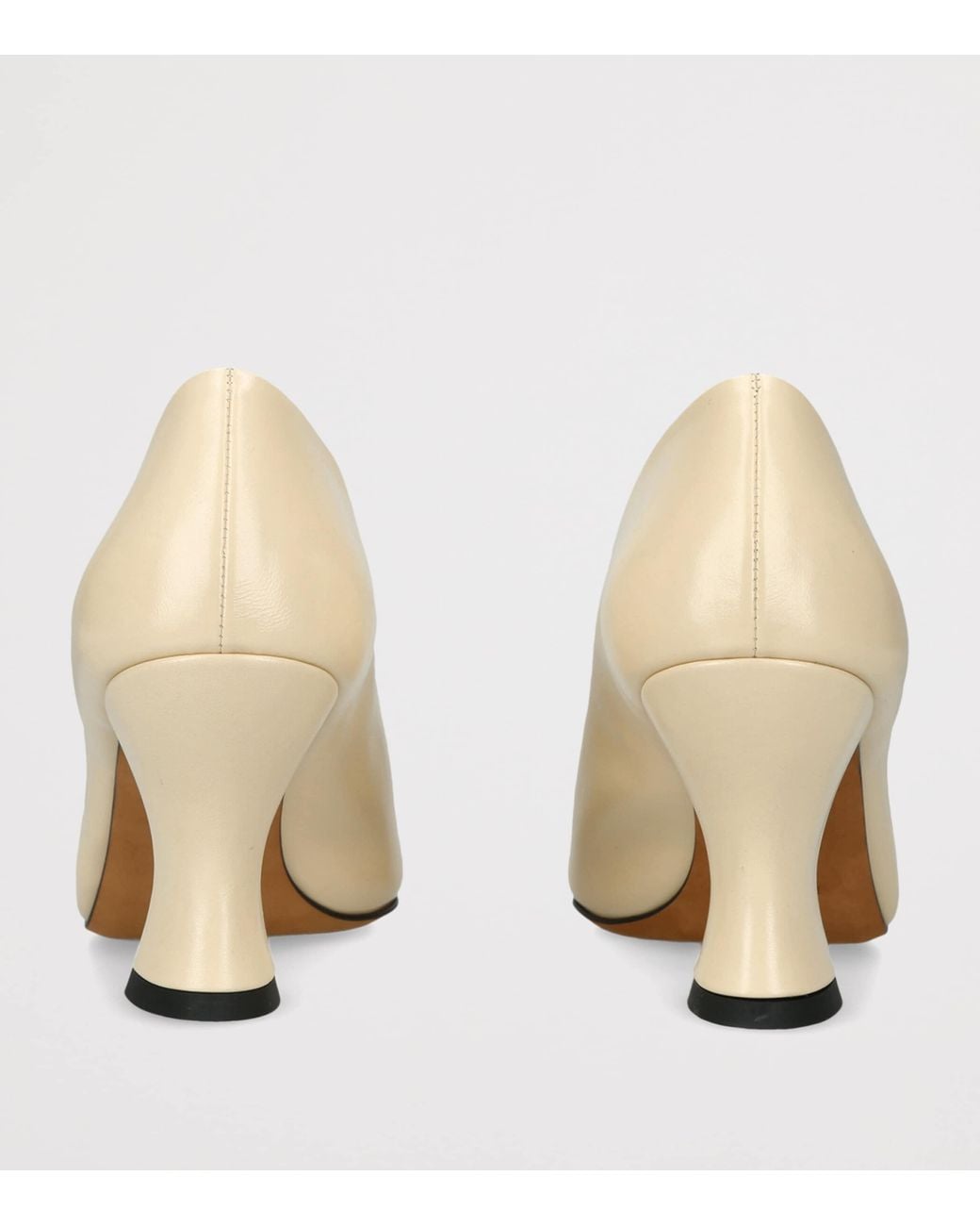 Khaite Natural Leather Colleen Pumps 75