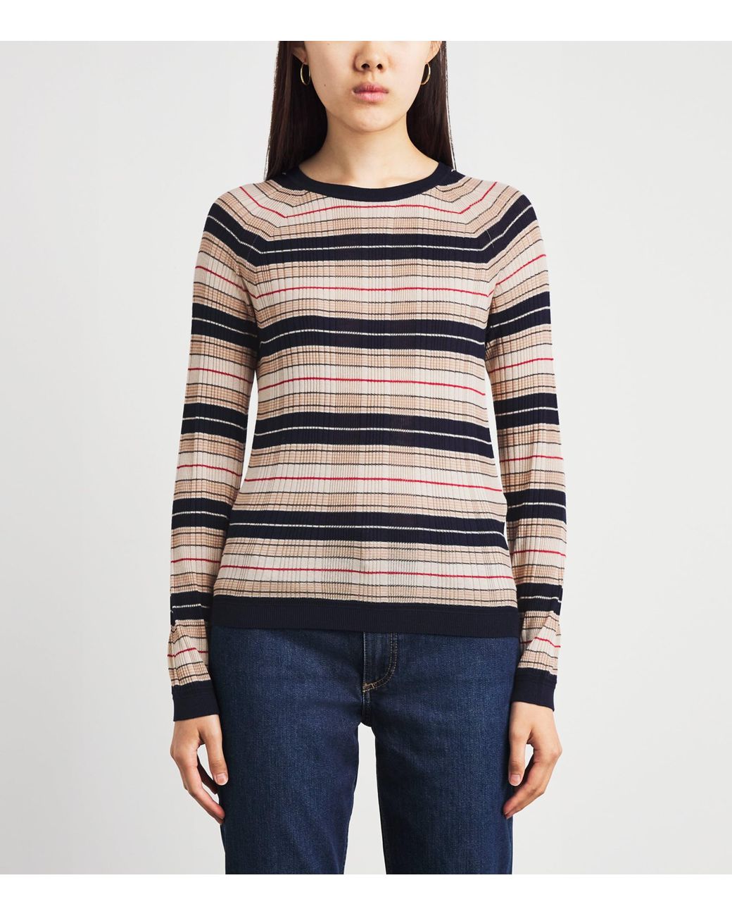 Rag & Bone Blue Crew-Neck Teresa Sweater
