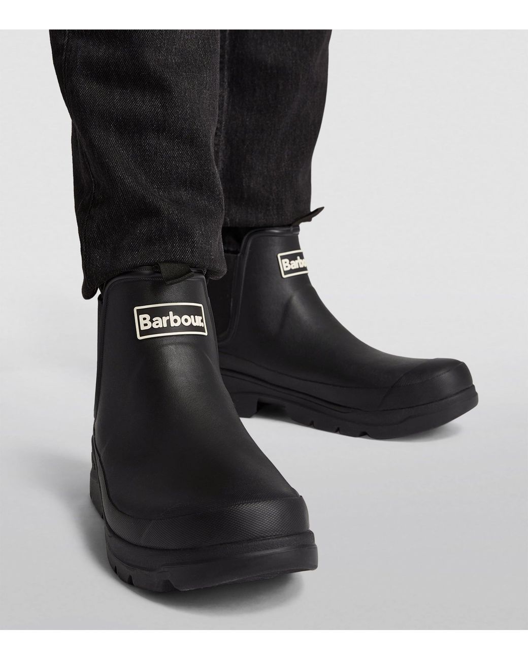 Barbour Black Nimbus Wellington Boots for men