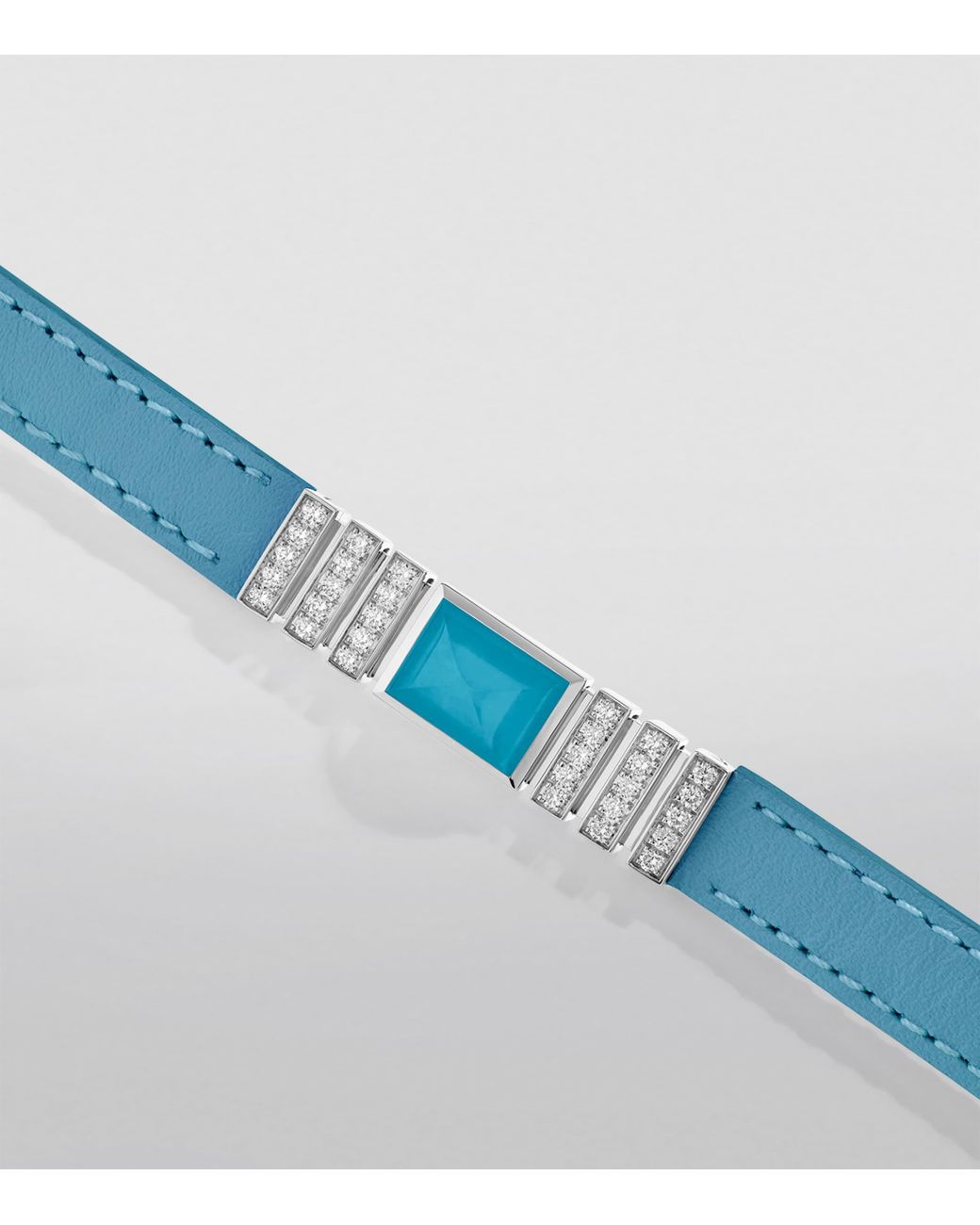 Marli New York Blue Diamond And Nappa Leather Unii Bracelet