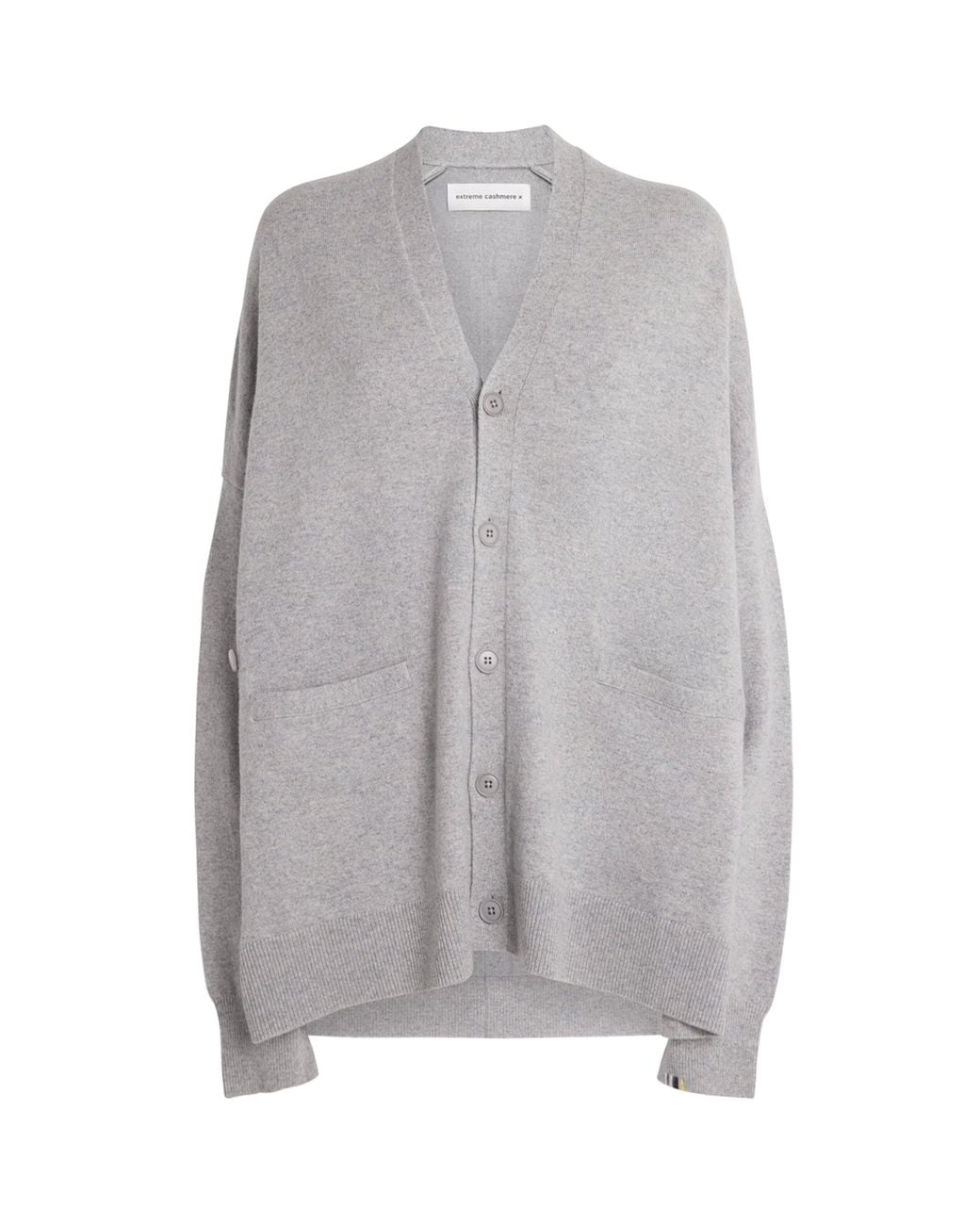 【extreme cashmere】カーディガン グレー Extreme Cashmere Cashmere-Blend No.24 Tokio Oversized Cardigan in