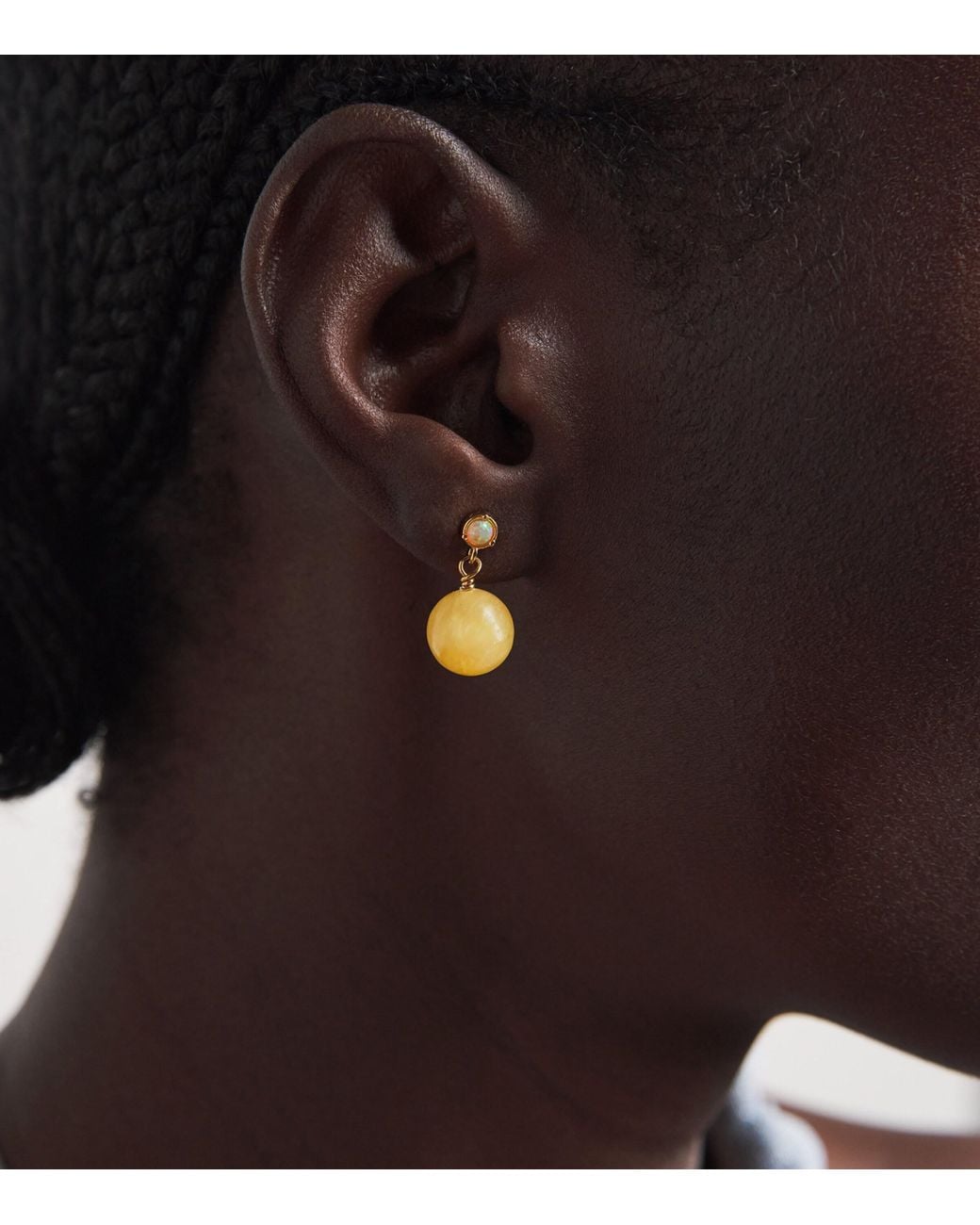 Anni Lu Metallic Plated Beaded Ball Stud Earrings