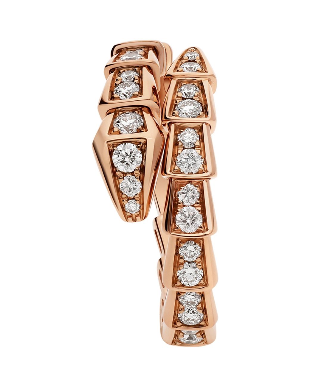 BVLGARI Natural And Diamond Serpenti Viper Ring