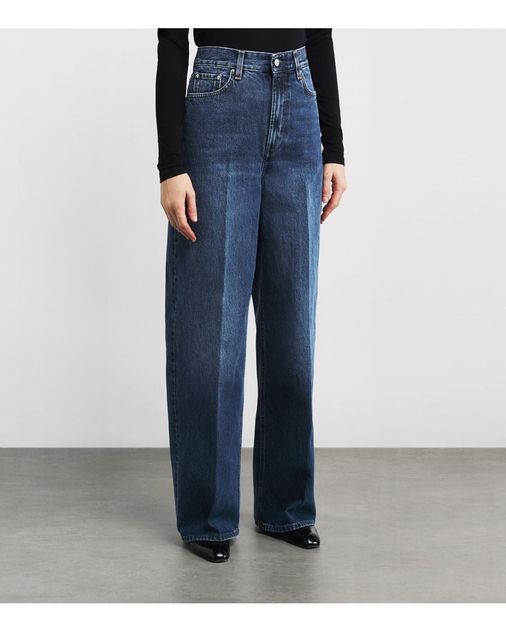 Totême Blue Wide-Leg Jeans