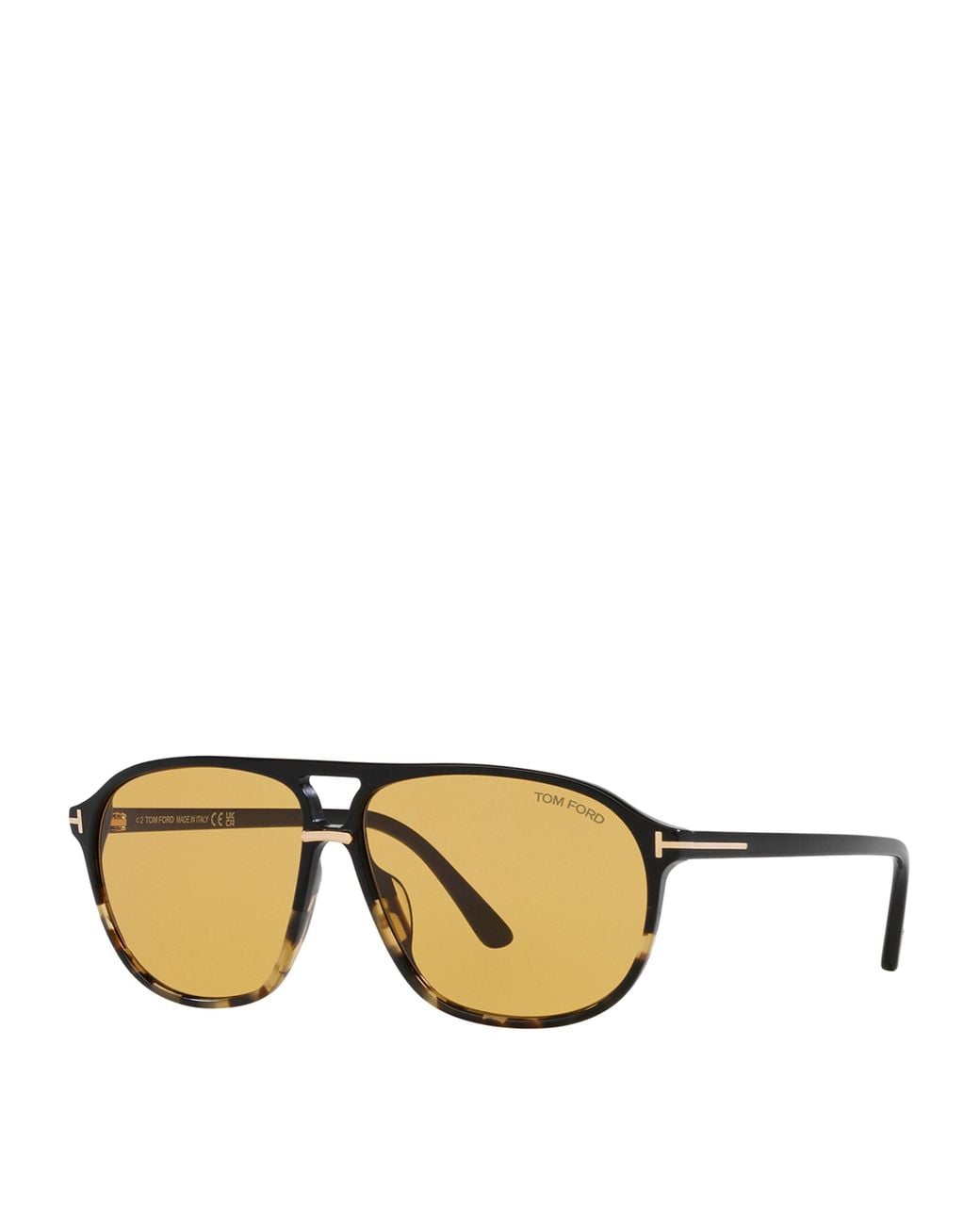 Tom Ford Black Bruce Aviator Sunglasses for men