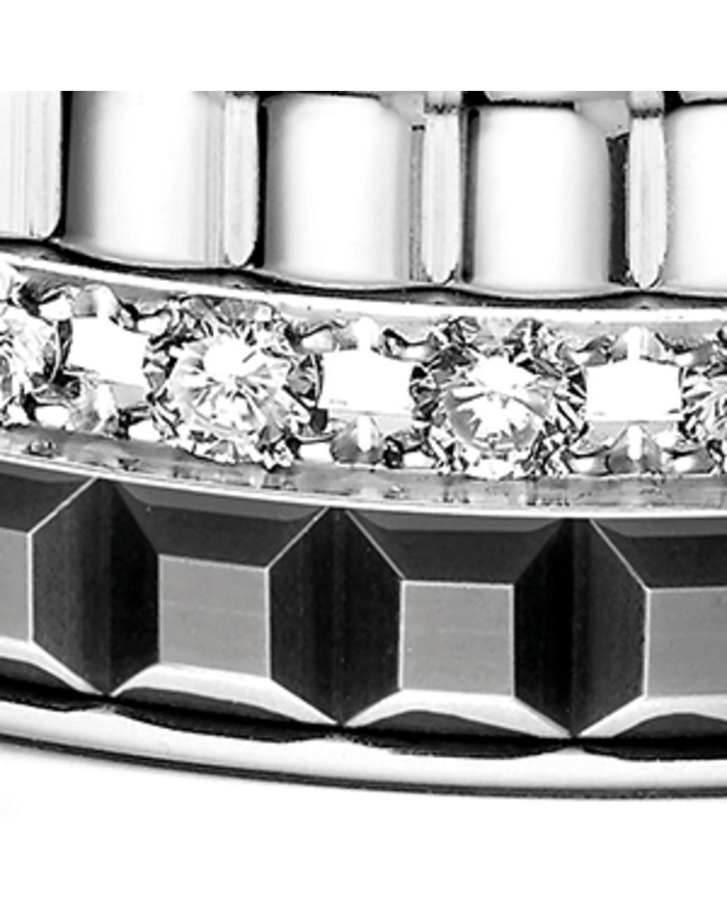 Boucheron Metallic Small And Diamond Quatre Ring