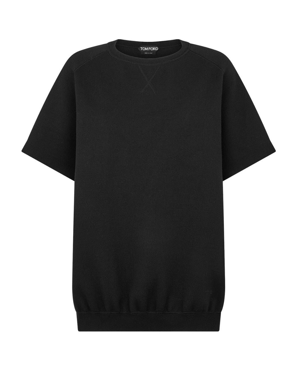 Tom Ford Black Wool-Blend T-Shirt