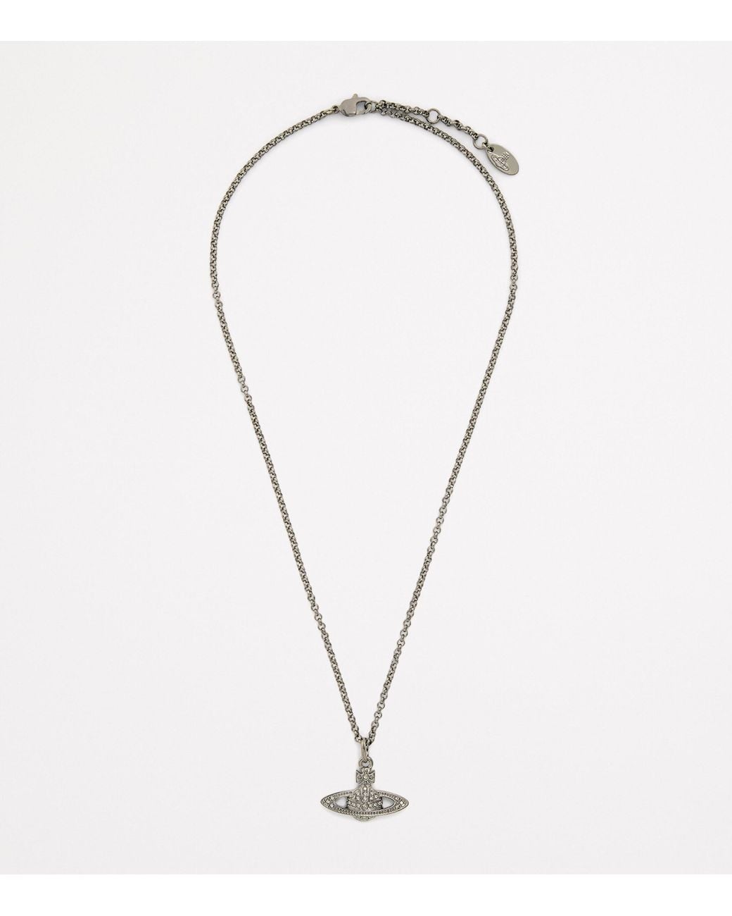 Vivienne Westwood Metallic Mini Embellished Bas Relief Necklace for men