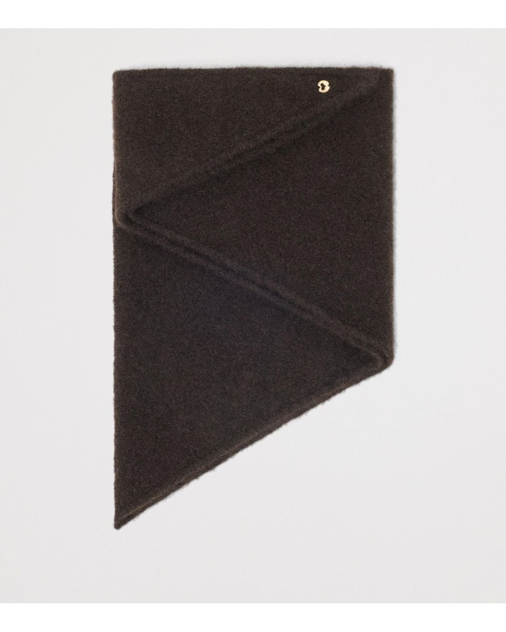 Maje Black Yak-Blend Scarf