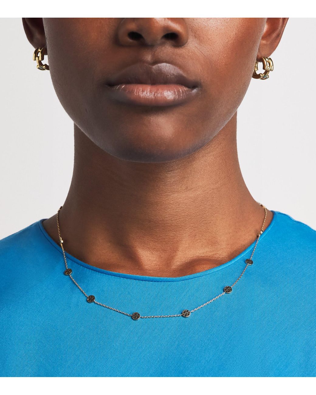 Tory Burch Natural Plated Icon Necklace