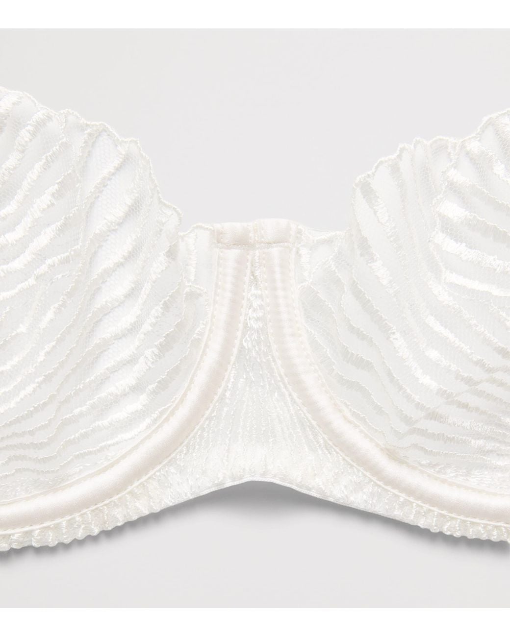 Coco De Mer White Athena Balcony Bra