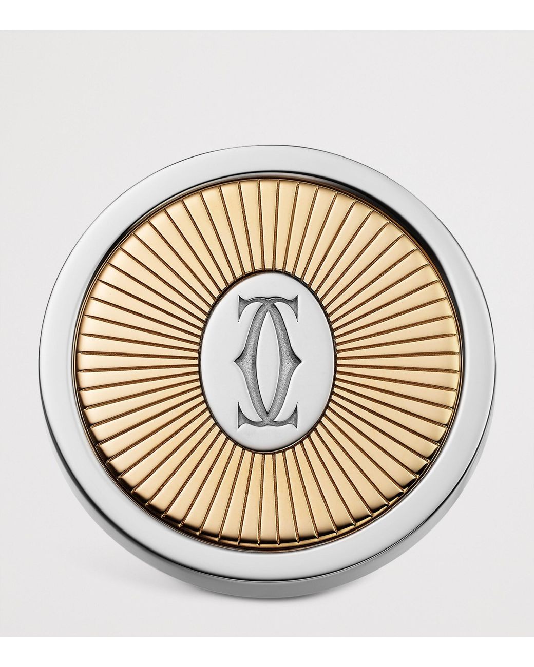 Cartier Metallic Sterling And Double C De Cufflinks for men