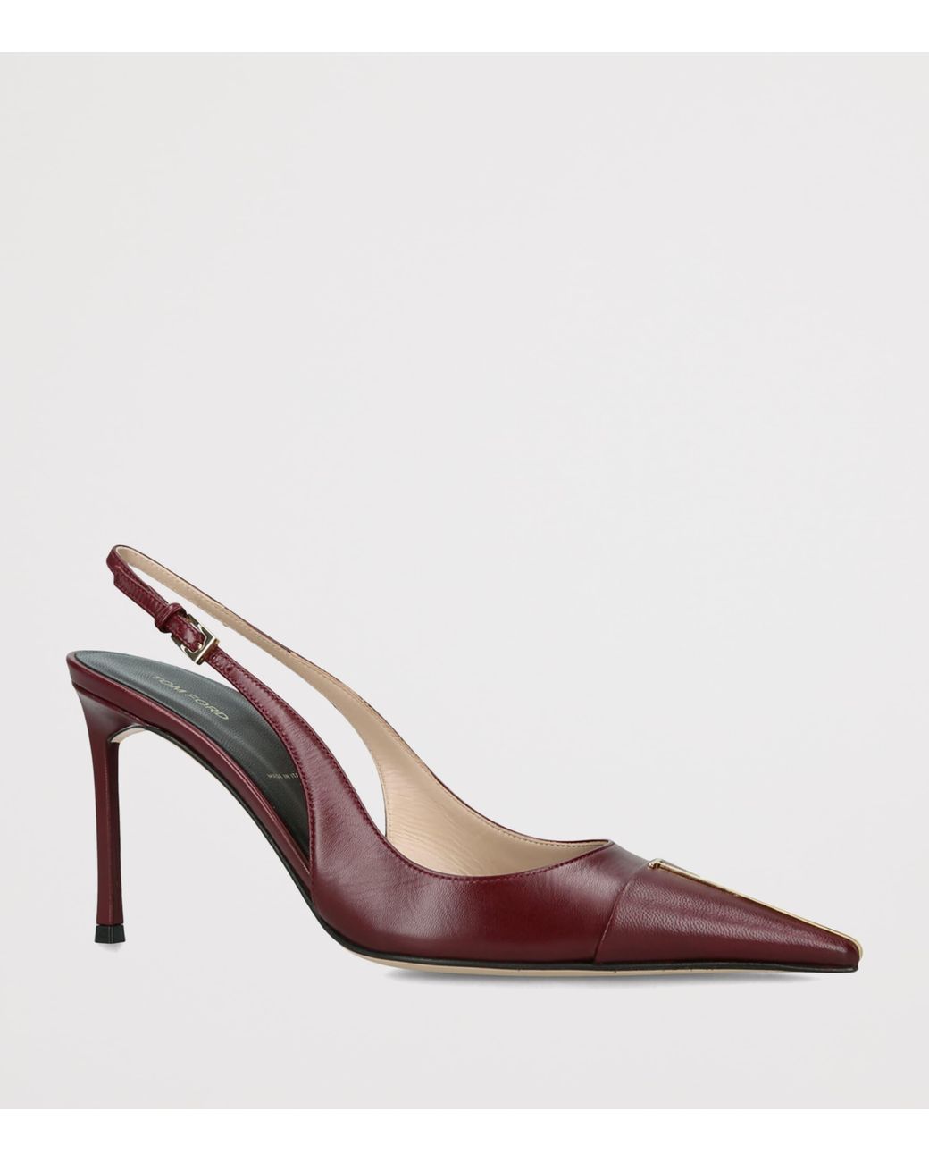 Tom Ford Red Leather T Slingback Pumps 85