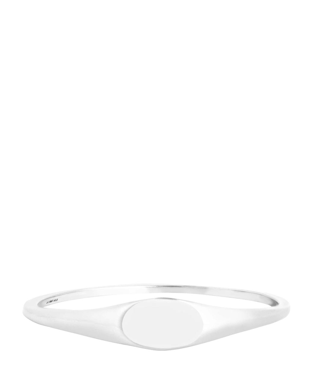 Astrid & Miyu White Signet Ring