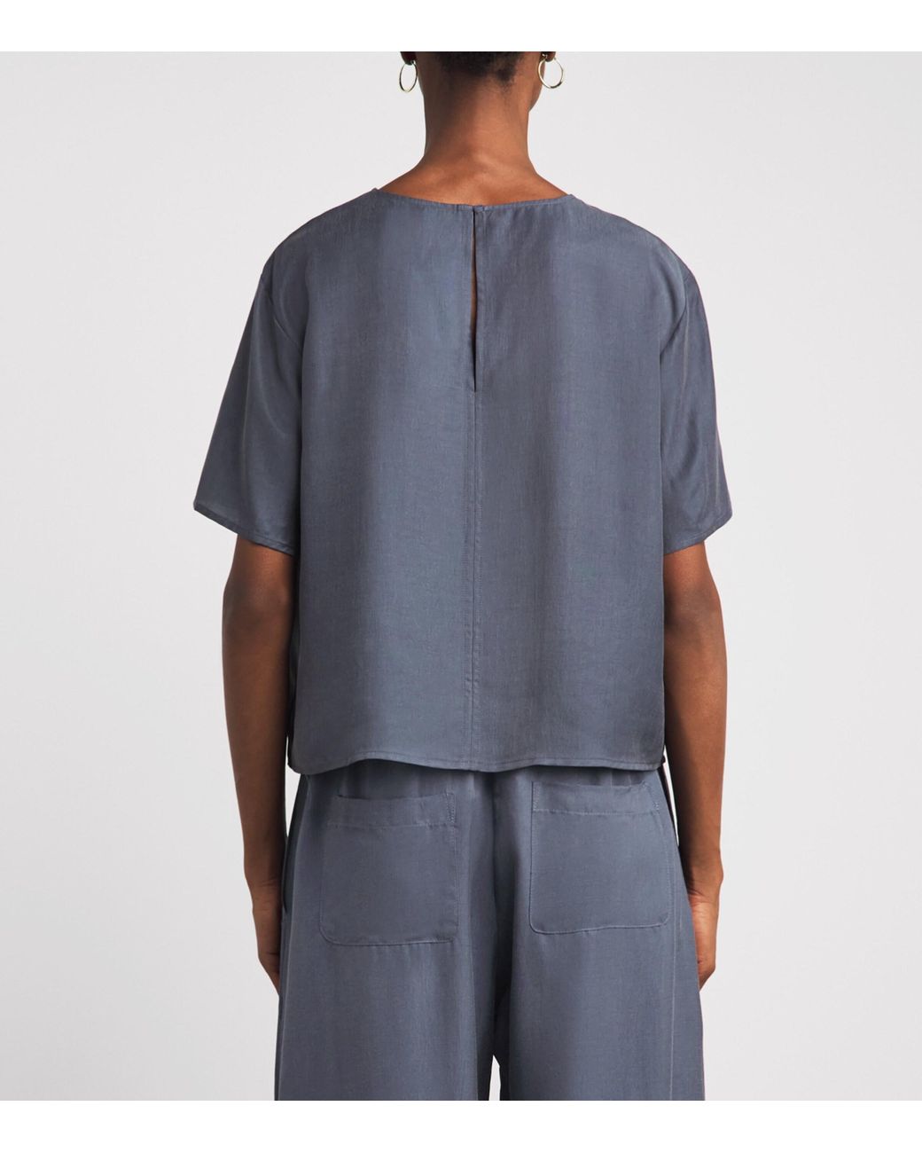 Leset Blue Kim Boxy T-Shirt