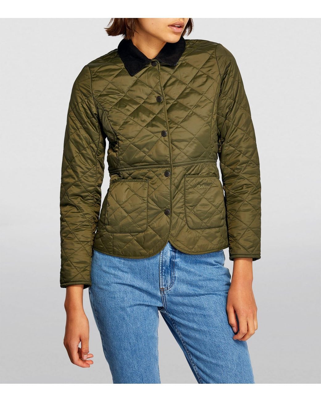 Barbour Green Quilted Deveron Jacket