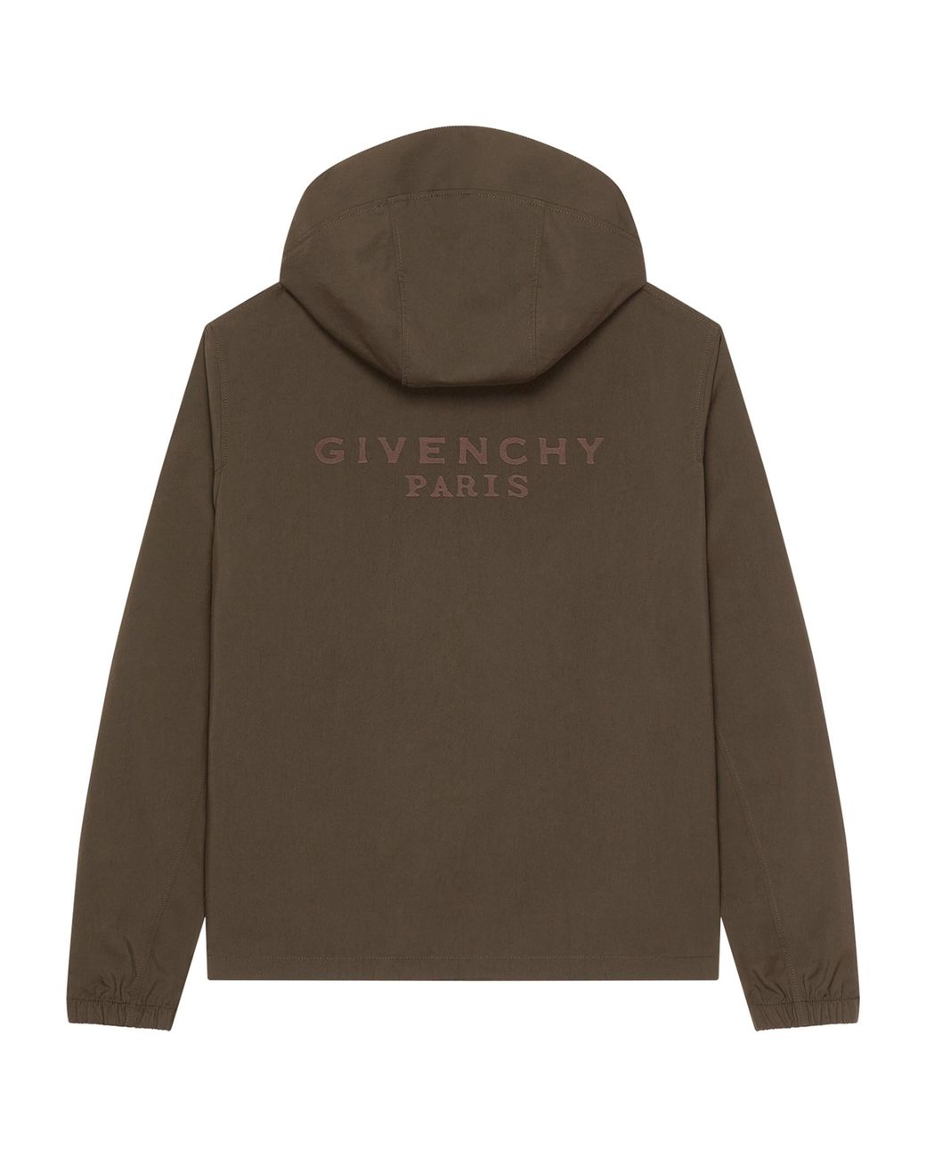 Givenchy Green Logo Embroidered Windbreaker Jacket for men
