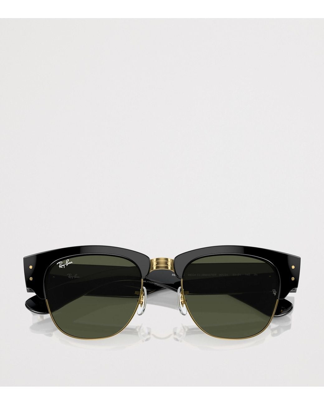 Ray-Ban Green Mega Clubmaster Square Sunglasses