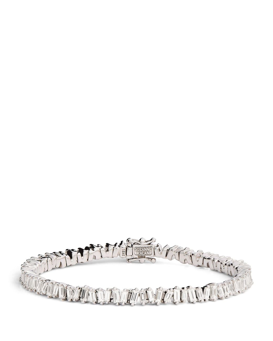 Suzanne Kalan White And Diamond Classic Tennis Bracelet