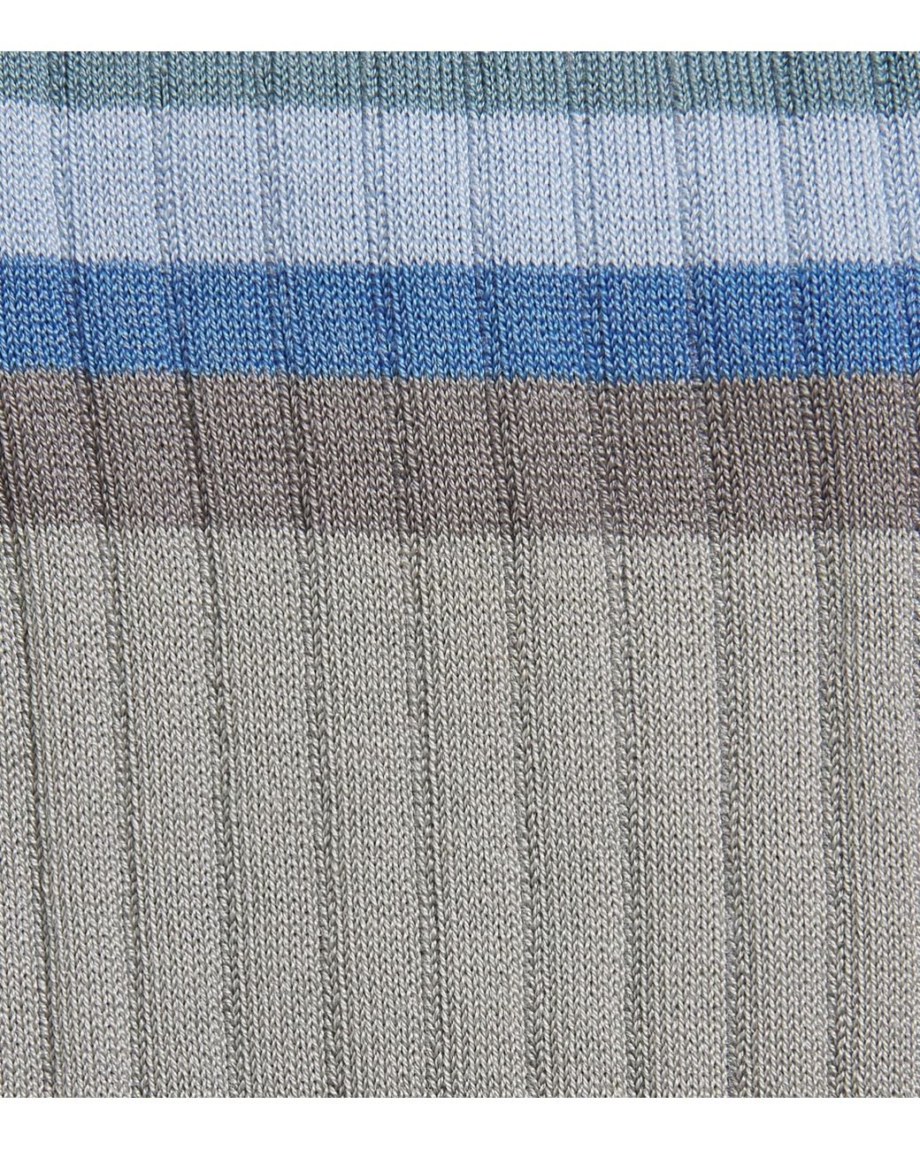 Paul Smith Blue Ribbed Stripe Socks for men