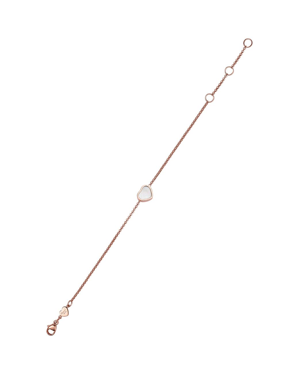 Chopard Metallic And Mother-Of-Pearl My Happy Hearts Bracelet