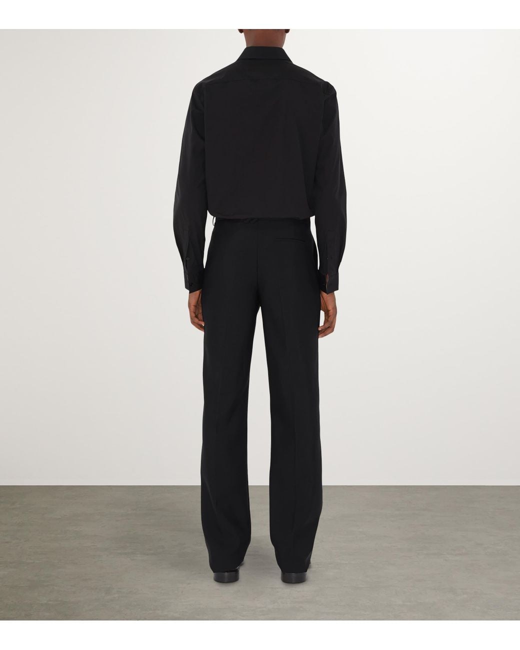 Burberry Black Stretch-Cotton Ekd Shirt for men