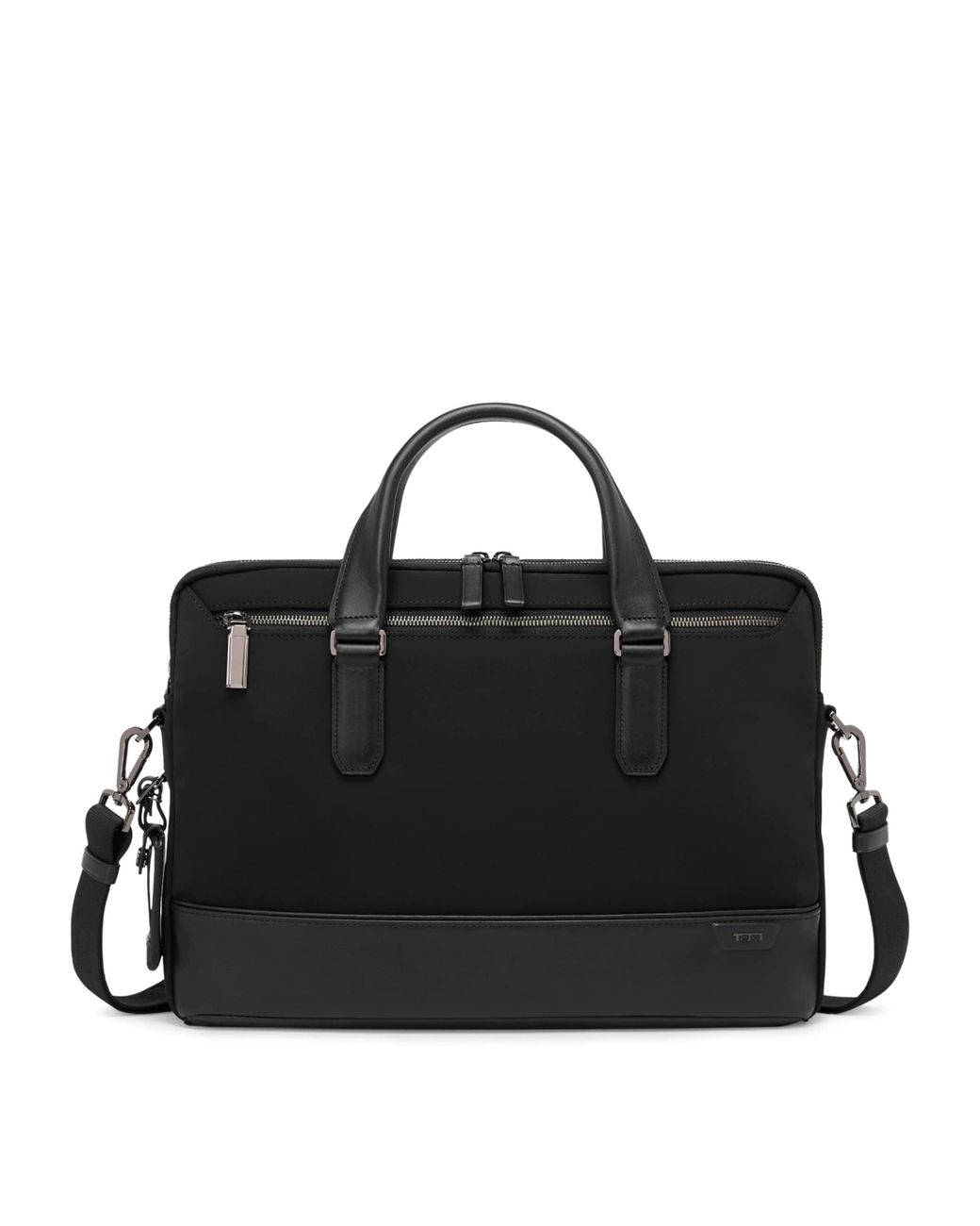 Tumi Black Harrison Briefcase for men