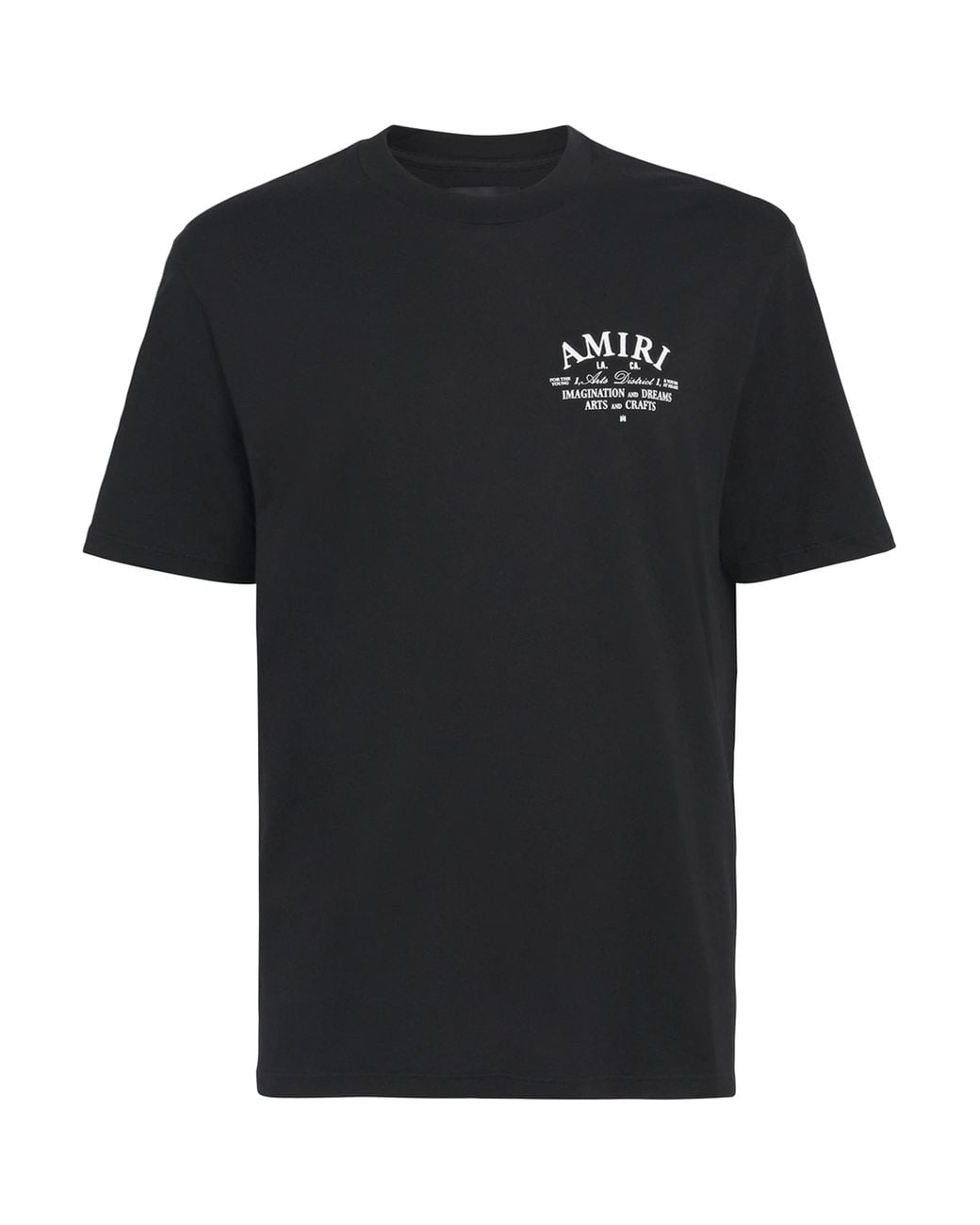 Amiri Black Cotton Arts District T-Shirt for men