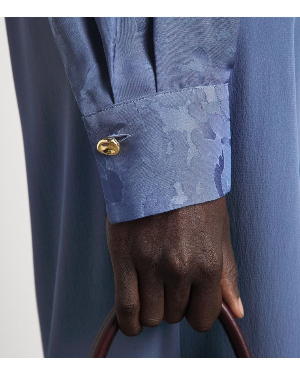 Joseph Blue Leopard Jacquard Cece Jacket
